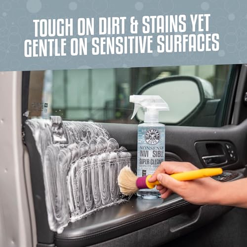 Chemical Guys Nonsense, Odorless Cleaner For Car Interior and Exterior All Purpose Cleaning Spray for Vinyl, Rubber, Plastic, Carpet, Upholstery, and Engine Bays Foaming Deep Cleaning Formula 16 oz - style: Nonsense 16 oz