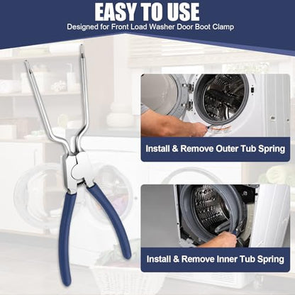 383EER4001A Spring Expansion Tool Compatible with LG Washing Machine | Washer Inner/Outer Tub Spring Removal Tool Replacement, Spreads to 4.6" - color: Blue(2" to 4.6")