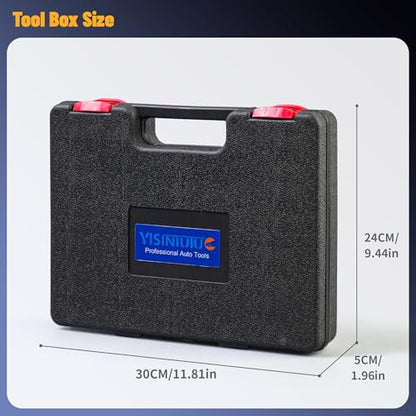 49PCS Thread Chaser Set, Thread Repair Thread Chaser Kit Metric SAE Bolt Restorer File Nut Rethreader Automotive Wheel Stud Spark Plug Engine Bolt Holeson Standard Screw Threading UNC UNF