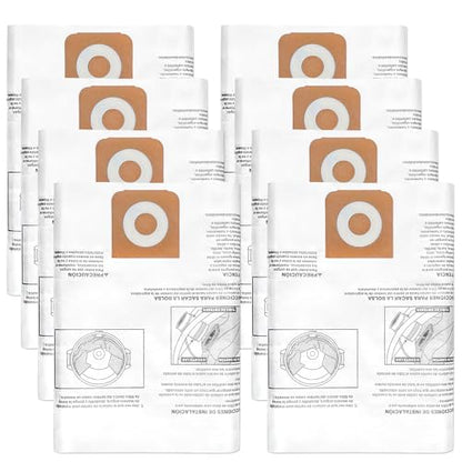 8 Pack CMXZVBE38749 Vacuum Dust Bags Replacement for CRAFTSMAN 16-20 Gallon Wet/Dry Shop Vac Bags: CMXEVBE17595, CMXEVBE17596, Part# 38749 - size: 38749-16 to 20 gallon