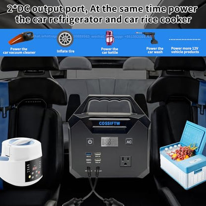 Heavy Duty 10000A Jump Starter Built-in AC 200W Inverter for Trucks,Motorhomes All Gasoline and Up to 15L Diesel Engines；Power Suplly Fan,Laptop,Mobile Phone,Led Lighting for Party Camping
