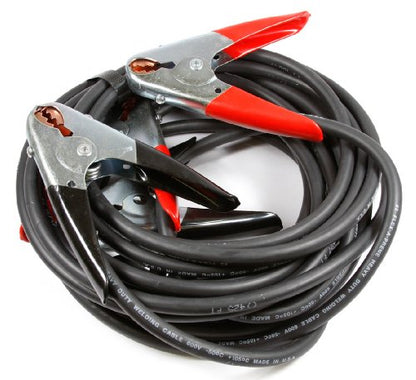 Forney 52865 Battery Jumper Cables, Heavy Duty Number 4, 12-Feet,Black And Red - size: 12-Feet