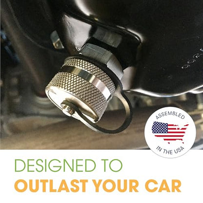 ValvoMax Oil Drain Valve – Quick Twist Oil Drain Plug for Mess-Free DIY Oil Changes – No Tools Required – M18-1.50 Thread Size – Veteran-Owned American Brand - size: M18-1.50