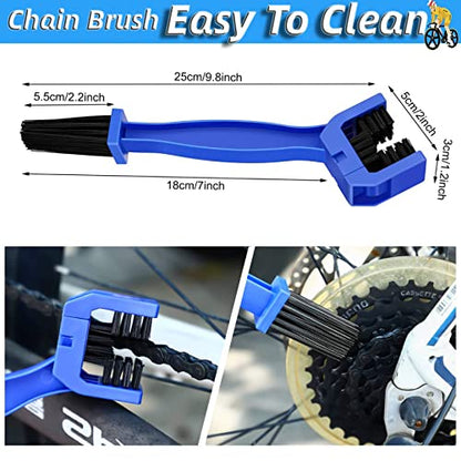 Bike Cleaning Brush Tool Kit - color: 7PCS Bike Cleaning Brush Tool Kit