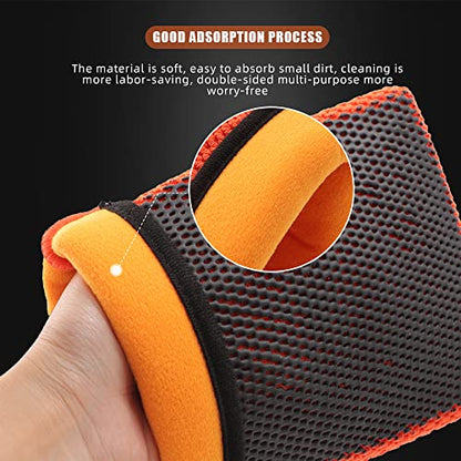 SPTA Clay Mitt, Pro Medium Grade Clay Bar Infused Mitt, Car Detailing Glove Quickly Removes Debris from Your Paint, Glass, Wheels, & More -CB306 - color: Clay Mitt With Hole Style