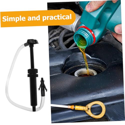 1Set Heavy Duty Automotive Fluid Extractor Pump Kit Manual High Pressure Siphon Hose for Brake Fluid Oil Changes Versatile Transfer Hose for Cars and Boats Durable User Friendly