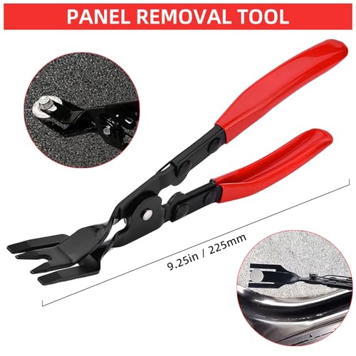 6 Pcs Fuel Line Pliers Set, Automotive Hose Removal Pliers for Auto Repair | Hose Clamp Plier Kit with Storage Bag, Includes Push Pin Pliers, Panel Removal & Electrical Disconnect Tools - color: 6 Option