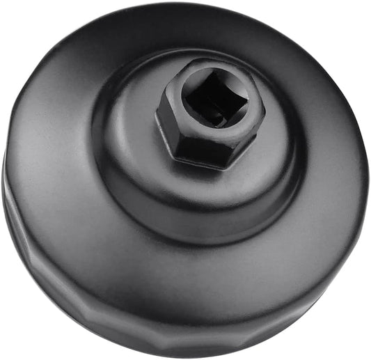 93mm 15 Flutes Oil Filter Wrench for Dodge Ram Cummins Oil Filters, Steel Oil Filter Socket Removal Tool for 5.9/6.7 Cummins Diesel