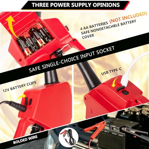 Portable Fuel Transfer Pump with Auto-Stop & Hand Nozzle, 80'' Pumping lift,fit different gas barrel sizes and depths, no adapters needed,3.8GPM, mulitiple power supply,for Gasoline, Diesel, Kerosene - size: 80''-3.8GPM