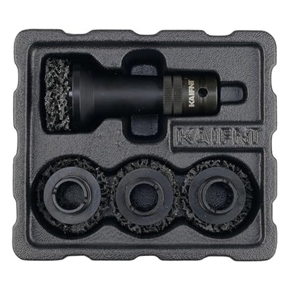 K233 Wheel Hub Resurfacing Kit, Brake Surface and Stud Cleaner, 1/2-Inch Drive, 4 Pads - size: 1/2" Drive