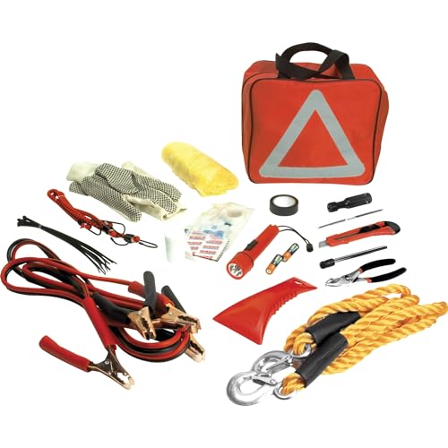 Performance Tool W1555 Deluxe Roadside Emergency Assistance Kit With Jumper Cables - style: Deluxe Roadside Kit