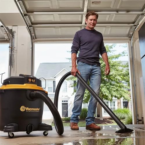 Vacmaster Professional - Wet/Dry Vac, 16 Gallon, Beast Series, 6.5 HP 2-1/2" Hose (VJH1612PF0201), Black - size: 14 Gallon