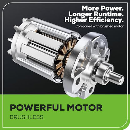 Greenworks 24V Brushless 2 pcs Cordless Power Tool Combo Kit, Include 310 in./lbs Drill Driver 18+1 Position Clutch, 1/2 '' Keyless Chuck, 1-1/8" Reciprocating Saw, 2 x 2Ah Batteries and 1× Charger - size: 2PCS Combo Kits(Drill+Recip Saw)