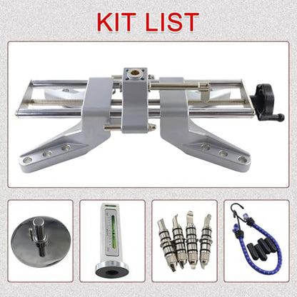 Wheel Clamp & Magnetic Adapter Fits 11-25 Inch Rims, Wheel Alignment Tool Kit for Precisely Measure and Adjust The Camber and Caster Angles