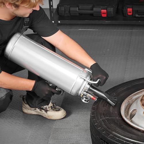 VEVOR Portable Tire Bead Seater, 2.6 Gal/10 L Air Bead Blaster, Handheld Tire Inflator Tool, 87-116 PSI Operating Pressure, Trigger Seating Inflator for Car, Compact SUV, Light Truck, E-Bike, RV, ATV - size: 2.6 Gal/10 L