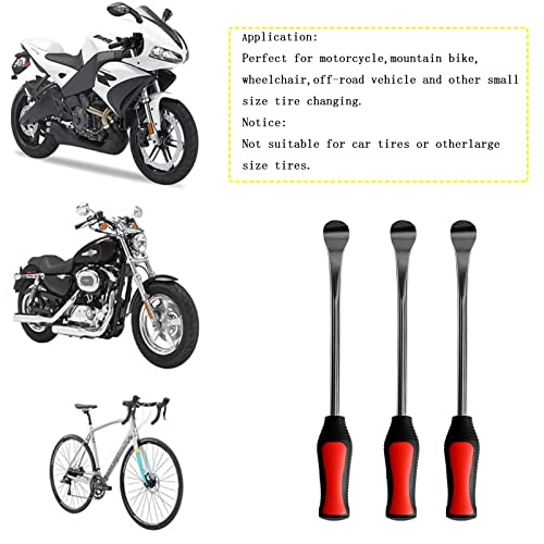 11.5" Dirt Bike Tire Changing Tool Kit, Motorcycle Tire Removal Tool with Tire Spoons, Rim Protector and Valve Tool Set