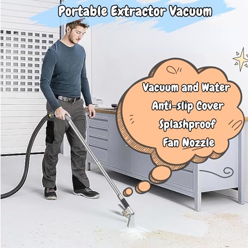 Extractor Head, Upholstery Carpet Furniture Vacuum Extractor Attachment, Stainless Steel Carpet Extractor Attachment, Auto Detailing Extractor, Extractor Wand