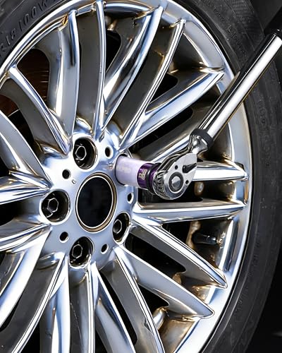 WORKPRO 1/2" Drive Lug Nut Impact Duty Socket, 22mm Deep Thin Wall Socket, Made of Premium Cr-Mo Steel, Non-Marring Lug Nut Wheel Sockets for Car - size: 1/2" DR x 22mm