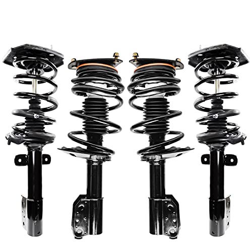 Detroit Axle - Front & Rear Struts & Coil Springs Replacement | for Chevrolet Impala Buick LaCrosse Allure - 4pc Set - size: 4Q47320/ 4 Struts