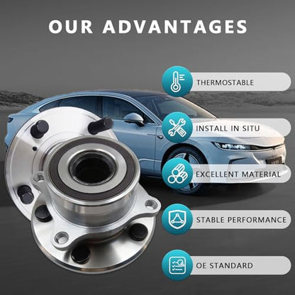 513267 Front Wheel Bearing Hub Assembly for Acura MDX ZDX 2007-2013, Honda Pilot 2009-2015 (2PCS) - size: 513267