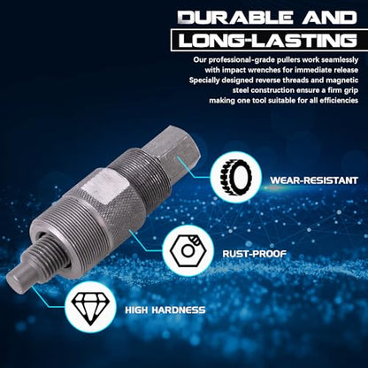 27mm & 24mm Flywheel Stator Magneto Puller Compatible with GY6 125cc 150cc Honda Yamaha Suzuki Scooter ATV Dirt Bike