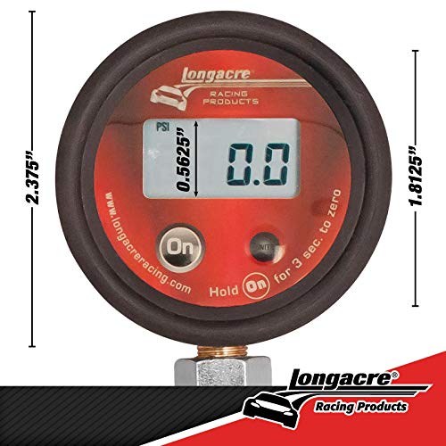 Longacre 52-53006 Econo Digital Tire Gauge w/Active Display