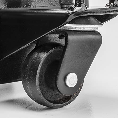 CAT 2.25 Ton Quad Caster Multi-Purpose Jack, 3-in-1 Design for Cars, Trucks, Motorcycles & ATVs, 5.5"–17.5" Lift Range, 12"x9.25" Platform, 4500 lb Capacity – 240331 - size: Quad Caster