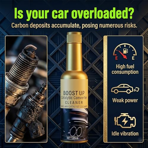 Catalytic Convertor Cleaner, Auto Parts Engine, Catalytic Converter Cleaner, Exhaust System Pipe Carbon Removal Cleaner Treatment Additive Oil, Fuel Injector Cleaner Oil Additive (2Pcs*120ml) - color: 2Pcs Catalytic Convertor Cleaner