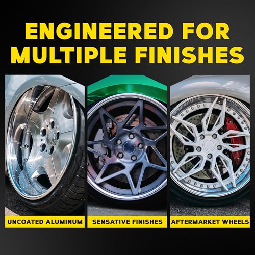 Meguiar's G14324 Hot Rims Aluminum Wheel Cleaner -24 Oz Spray Bottle - size: 24 Ounce (Pack of 1), style: Aluminum Wheel Cleaner