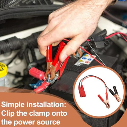 PPTK0025 Battery Clamps Cable Clip Set for Power Probe 3/3S/3Ez Models | Alligator Clip Lead Set PPTK0025 Power Circuit Probe Tool Accessories for Automotive Electrical Testing