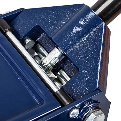 TCE AT84007U Torin Hydraulic Low Profile Service/Floor Jack with Dual Piston Quick Lift Pump, 4 Ton (8,000 lb) Capacity, Blue - size: 4 Ton