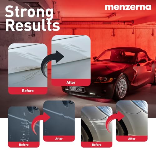 menzerna Heavy Cut Compound 400" Car Polish I Heavy Cut, Medium Cut & Finish I Buffing & Polishing Compound for Scratch Repair I for Scratches, Swirls & Holograms I Silicone Free I 16oz - style: 16oz.