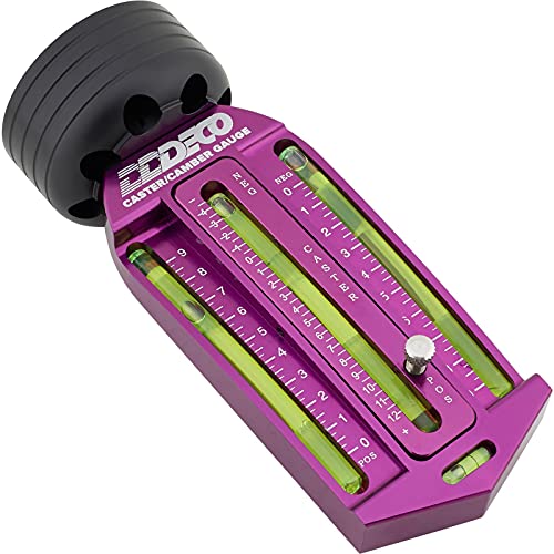 Caster Camber Tool, Wheel Camber Gauge, Deco Magnetic Caster Camber Gauge Suspension Tool, Aluminum Magnetic Camber Adjustment Tool, Wheel Alignment Tool