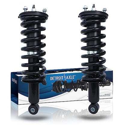 Detroit Axle - 2 Front Struts for 2005-2012 Nissan Pathfinder Equator | 2005-2015 Xterra Complete Struts with Coil Spring 2006 2007 2008 2009 2010 2011 Replacement Ready Strut Shock Assembly - size: 171103 x2/PAIR