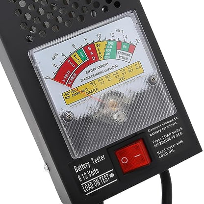 Yaegoo Car Battery Tester and Voltage Tester, Automotive Battery Load Checker 12V 100A / 6V 50A