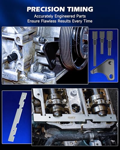 Orion Motor Tech Engine Timing Tool Kit, 10pc Engine Camshaft Belt Locking Tool Set Compatible with Ford Mazada Volvo, 1.25 1.4 1.6 1.7 2.0 2.3 2.5 Ecoboost 1.5 1.6 Camshaft Tools 303-1097