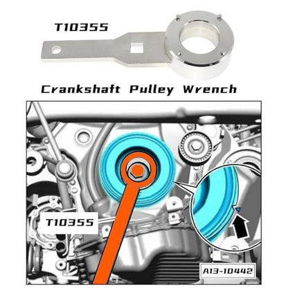 EA888 1.8 2.0 TSI TFSI Engine Camshaft Crankshaft Timing Tool Kit | Compatible with Audi 2.0T, VW VAG 2006-2018, T10354 T10355 T40271 T10352 T10368 T40196 T40191 T40267 T40266 T40011, 29 Pcs - size: 29PCS
