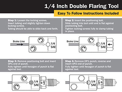 Titan 51515 1/4-Inch Double Flaring Tool - size: 1/4-Inch Flaring Tool
