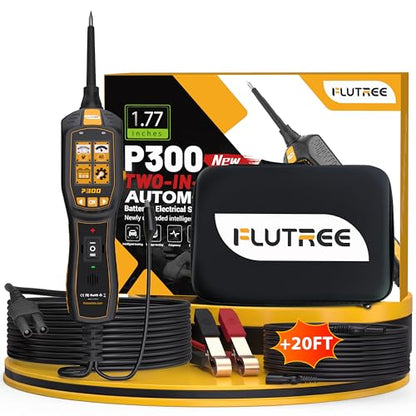 P300 Circuit Breaker Finder Tool & Fuel Injector Tester | Relay & Fuse Tester, Circuit Tracer with 40FT Cable, Smart Auto Detect, Battery Diagnostic for 12V 24V Cars Trucks & Trailers