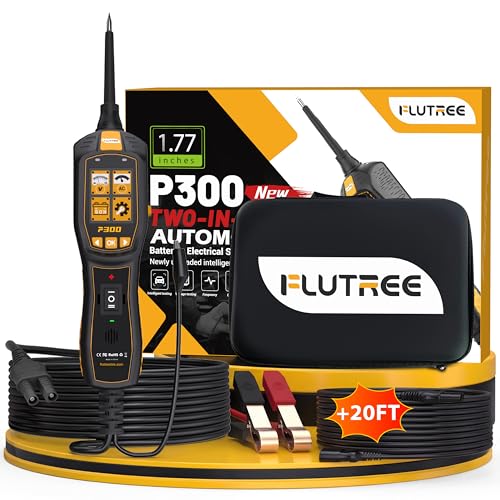 P300 Circuit Breaker Finder Tool & Fuel Injector Tester | Relay & Fuse Tester, Circuit Tracer with 40FT Cable, Smart Auto Detect, Battery Diagnostic for 12V 24V Cars Trucks & Trailers