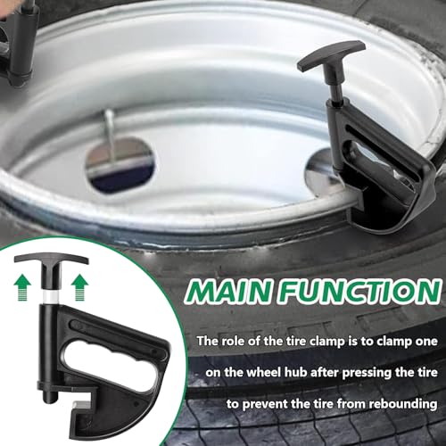 2Pcs Tire Changer, Nylon Rim Pry Tire Changer, Universal Tire Bead Clamp Drop Center Tool, Durable Manual Tire Bead Breaker for Cars, Trucks