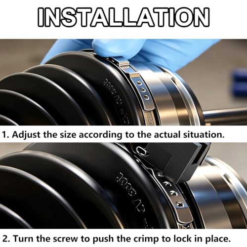 CV Boot Clamp Plier with 20PCS 304 Stainless CV Boot Clamps, 10PCS Small and 10PCS Large Single Ear Hose Clamp, Drive Shaft CV Axle Boot Clamp Removal and Installation Tool for Most Cars - size: Plier + Clamps (20 pieces)