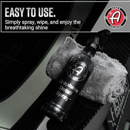 Adam's Polishes Graphene Detail Spray (5 Gallon) - Extend Protection of Waxes, Sealants, & Coatings | Waterless Detailer Spray For Car Detailing|Clay Bar, Drying Aid, Add Ceramic Graphene Protection - size: 640 fl. oz (5 Gallon)