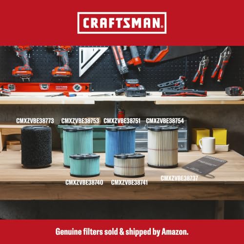 CRAFTSMAN CMXEVBE18695 16 Gallon 6.5 Peak HP Wet Dry Shop Vacuum - size: 16 Gallon 6.5 Peak HP w/Diffuser