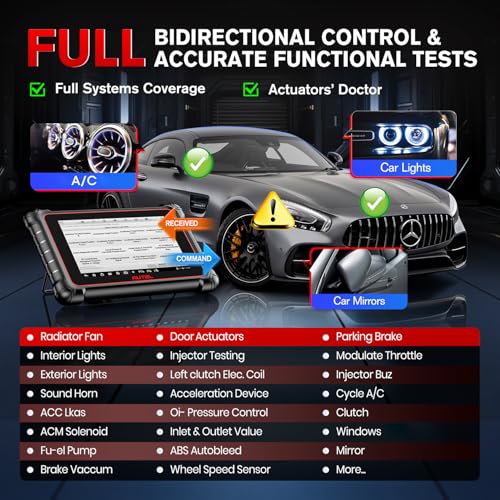 Autel Scanner MaxiPRO MP900-BT w/ $60 MV108S | 2026 DoIP & CAN-FD MP900BT Same as MS906 PRO MAX w/ECU C0ding, 3000+ Active Test, 40+ Service, OE Full Sys, Up of MP808BT PRO MP900Z-BT MP900 MK900-BT