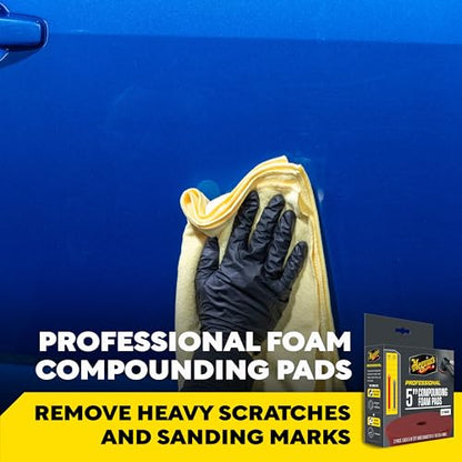 Meguiar's Professional 5" Compound Foam Pad, 2pk, 10/CV