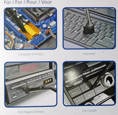 9pcs/Set Universal Vacuum Cleaner Attachments Accessories,Micro Vacuum Attachments for Car Detailing,Mini Micro Tool Car Vehicle Cleaning Kit Shop Vac