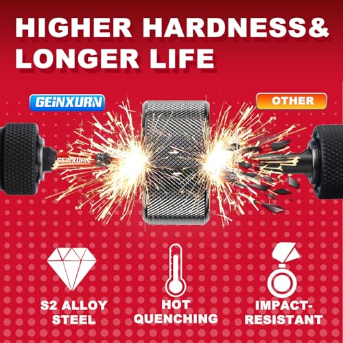 Geinxurn Impact Tough #2 Phillips 3 in. Insert Driver Bits,30Pack Bulk PH2 Screwdriver Bits Set - size: 3"-PH2-30PCS