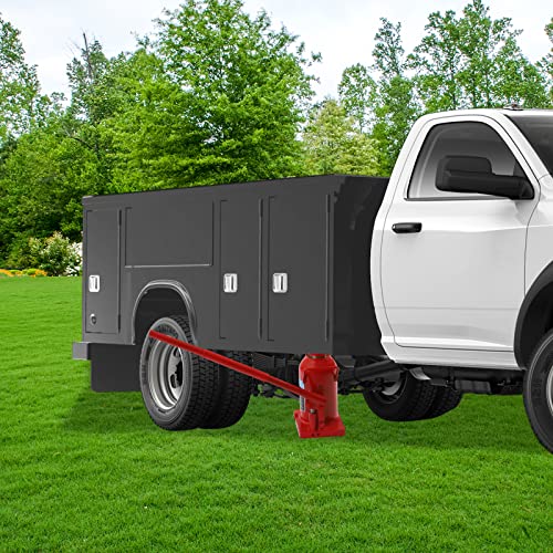 30 Ton Hydraulic Bottle Jack, Hydraulic Stubby Low Profile Welded Car Double Ram Welded Hydraulic Car Bottle Jack for Repair Vehicle, Truck, 66138lbs - style: 30 Ton