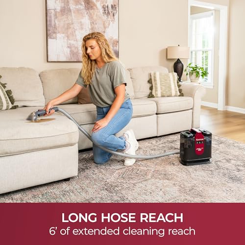 Kenmore KW1050.01 Upgrade Portable Heated Carpet & Upholstery Spot Cleaner | 16Kpa Power Suction, Versatile Tools for Pets, Area Rugs and Couches - color: Red